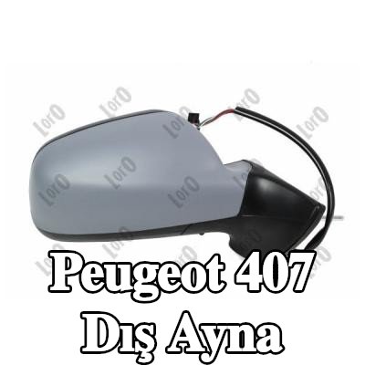ABAKUS Sağ yan ayna, Elektrikli — Peugeot 407