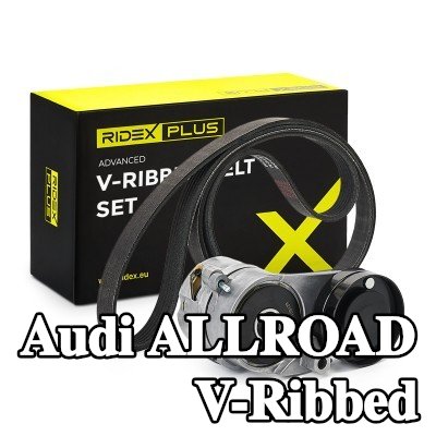 RIDEX PLUS مجموعة أحزمة V-Ribbed — Audi Allroad