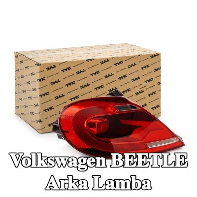 TYC Arka lamba Sol, ampul yuvası olmadan — Volkswagen Beetle