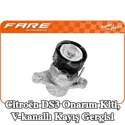 FARE SA Onarım Kiti, V-kanallı kayış gergisi — Citroën Ds3