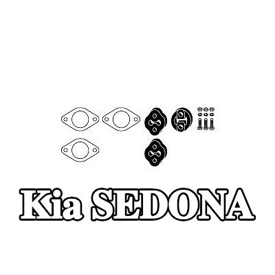 HJS طقم تركيب العادم — 2002 Kia Sedona