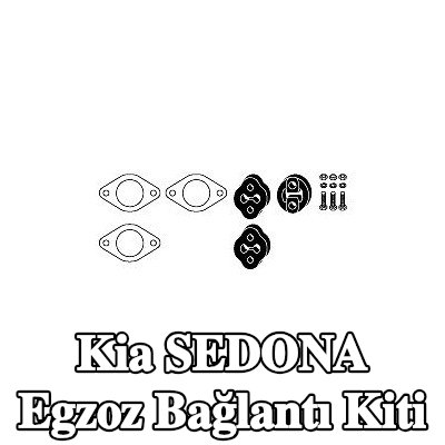 HJS Egzoz bağlantı kiti — 2002 Kia Sedona