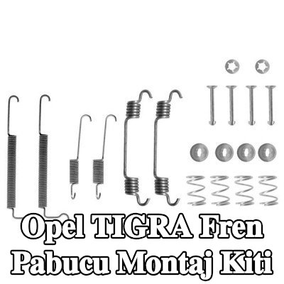 BOSCH Yaylı fren pabucu montaj kiti — 2000 Opel Tigra