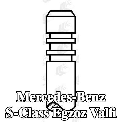 AE Egzoz valfi Krom kaplı valf gövdesi — 2016 Mercedes-Benz S-Class