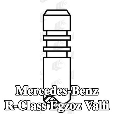 AE Egzoz valfi Krom kaplı valf gövdesi — 2010 Mercedes-Benz R-Class