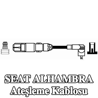NGK Ateşleme kablosu 50cm — 2002 SEAT Alhambra