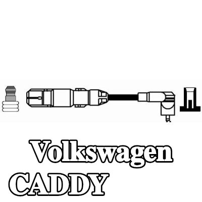 NGK سلك الإشعال 50cm — 2012 Volkswagen Caddy