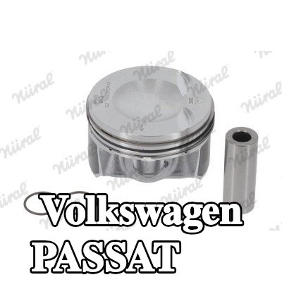 NÜRAL مكبس لقضيب التوصيل Keystone, مع حامل حلقة المكبس — 2005 Volkswagen Passat
