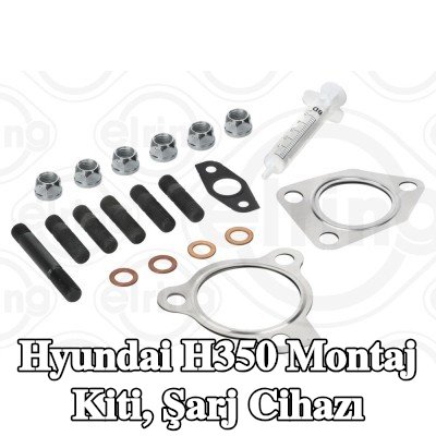 ELRING Montaj Kiti, conta/sızdırmazlık elemanları ile şarj cihazı, cıvata/vida ile — Hyundai H350