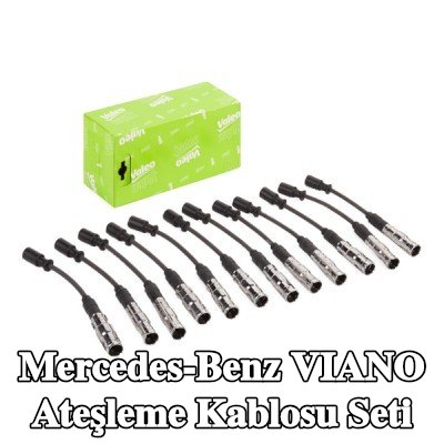 VALEO Ateşleme kablosu seti Silikon, 190mm — Mercedes-Benz Viano
