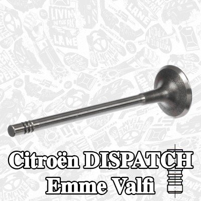 ET ENGINETEAM Emme valfi Emme Tarafı, Krom kaplı valf gövdesi — Citroën Dispatch