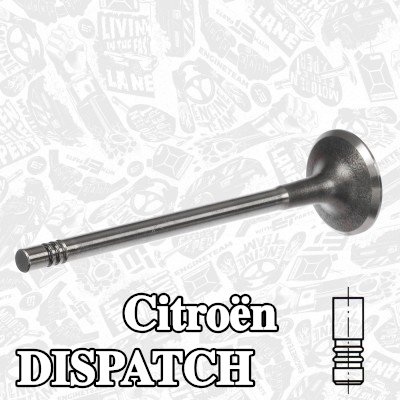 ET ENGINETEAM صمام السحب جانب السحب, صمام مطلي بالكروم — Citroën Dispatch