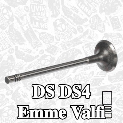 ET ENGINETEAM Emme valfi Emme Tarafı, Krom kaplı valf gövdesi — DS Ds4
