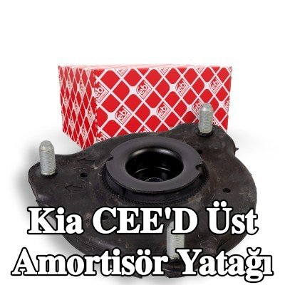 FEBI BILSTEIN Üst amortisör yatağı Ön Aks Sol, Ön Aks Sağ, bilyalı rulman içermez — Kia Cee'd