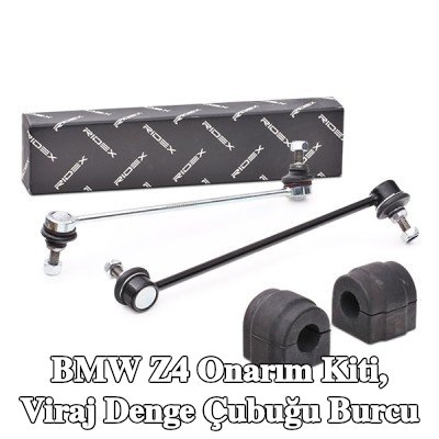 RIDEX Onarım kiti, ön aks sol anti-roll bar burcu, Ön Aks Sağ, bağlantı çubuğu ile — BMW Z4