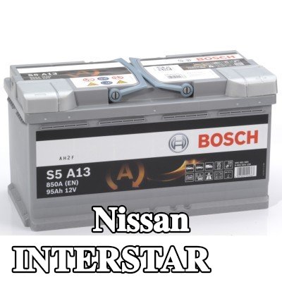 BOSCH بطارية S5, A13 — Nissan Interstar