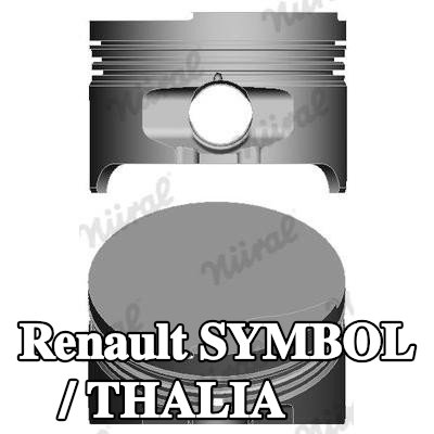 NÜRAL مكبس للأسطوانة 3, للأسطوانة 4 — 1998 Renault Symbol / Thalia