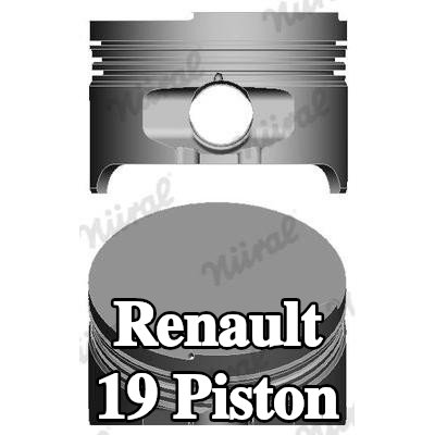 NÜRAL Silindir pistonu 3, silindir için 4 — Renault 19