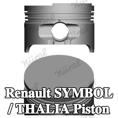 NÜRAL Silindir pistonu 3, silindir için 4 — 1998 Renault Symbol / Thalia