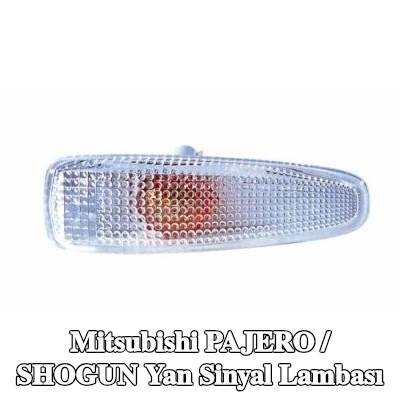 ABAKUS Yan sinyal lambası Sol Ön, Sağ ön, yan montaj, beyaz, ampul ile, tutuculu — Mitsubishi Pajero / Shogun