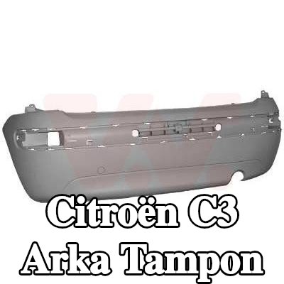 VAN WEZEL Arka tampon Arka — 2002 Citroën C3