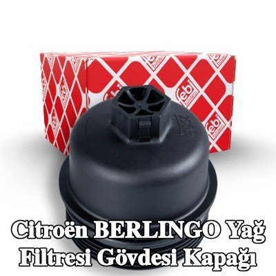 FEBI BILSTEIN Conta halkalı yağ filtresi muhafaza kapağı — 2002 Citroën Berlingo