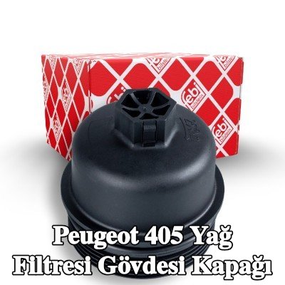 FEBI BILSTEIN Conta halkalı yağ filtresi muhafaza kapağı — Peugeot 405