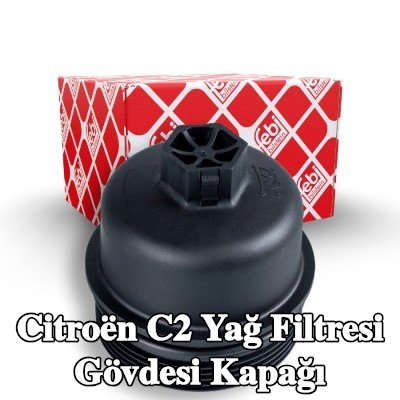 FEBI BILSTEIN Conta halkalı yağ filtresi muhafaza kapağı — Citroën C2