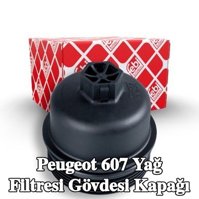 FEBI BILSTEIN Conta halkalı yağ filtresi muhafaza kapağı — Peugeot 607