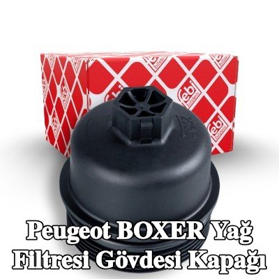FEBI BILSTEIN Conta halkalı yağ filtresi muhafaza kapağı — Peugeot Boxer