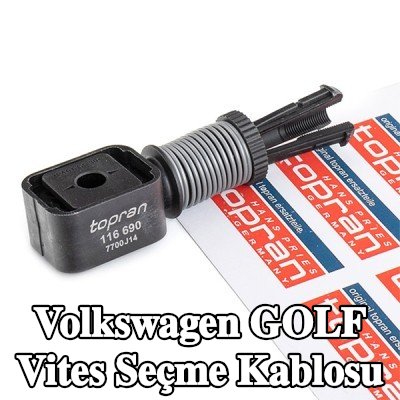 TOPRAN Vites seçme kablosu Sağ — Volkswagen Golf