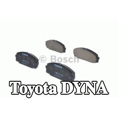BOSCH مجموعة وسادات الفرامل 15, 5mm — Toyota Dyna