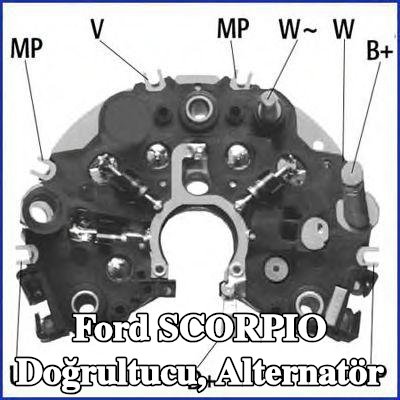 HITACHI Doğrultucu, alternatör — Ford Scorpio