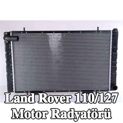 NISSENS Kapaksız motor radyatörü, genişletme deposu olmadan, contasız/sızdırmazlık elemanı olmadan — Land Rover 110/127