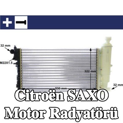 MAHLE Vidalı motor radyatörü — Citroën Saxo