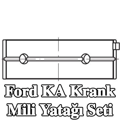 MAHLE Krank mili yatağı seti — Ford Ka
