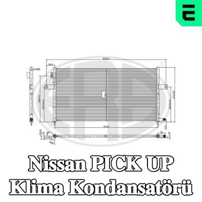 ERA Kurutucusuz klima kondansatörü — 1997 Nissan Pick Up