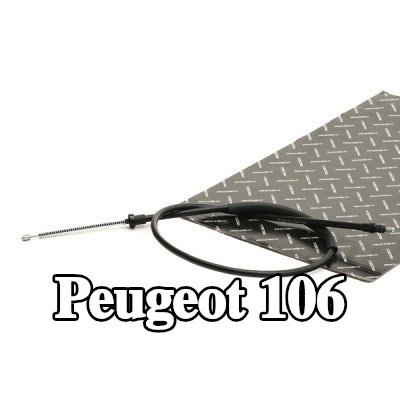 RIDEX كابل فرامل اليد - يسار, الخلفي, يمين, 1292/1100mm — 1995 Peugeot 106