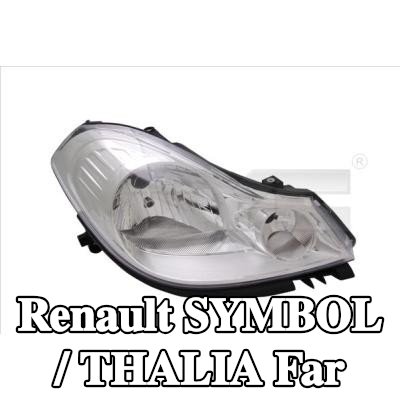 TYC Far Sol, H4, elektrik motoru olmadan — Renault Symbol / Thalia