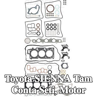 GLASER Tam Conta Seti, krank mili contalı motor, valf gövdesi contalı, çok katmanlı silindir kafası contası ile — 2003 Toyota Sienna