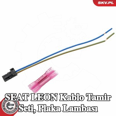 ESEN SKV Kablo Tamir Seti, plaka lambası — SEAT Leon
