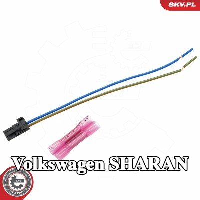 ESEN SKV مجموعة إصلاح الكابلات، ضوء لوحة الترخيص — Volkswagen Sharan