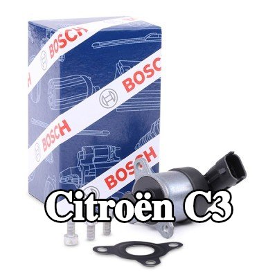 BOSCH صمام قياس الوقود مضخة الضغط العالي (جانب الضغط المنخفض), مع مواد تثبيت/تركيب — 2012 Citroën C3