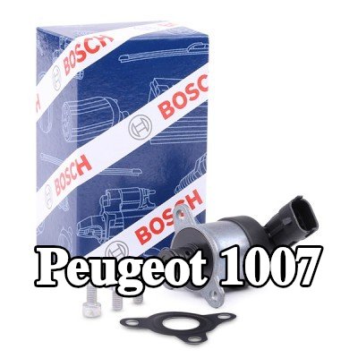 BOSCH صمام قياس الوقود مضخة الضغط العالي (جانب الضغط المنخفض), مع مواد تثبيت/تركيب — Peugeot 1007