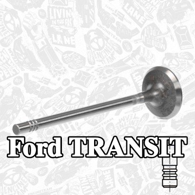 ET ENGINETEAM صمام السحب ساق الصمام المطلي بالكروم — Ford Transit