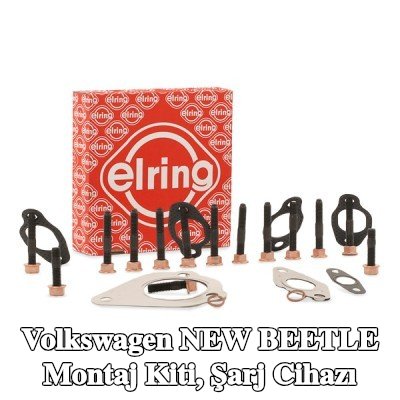 ELRING Montaj Kiti, conta/sızdırmazlık elemanları ile şarj cihazı, cıvata/vida ile, egzoz manifoldu contası ile (ler) — 2000 Volkswagen New Beetle