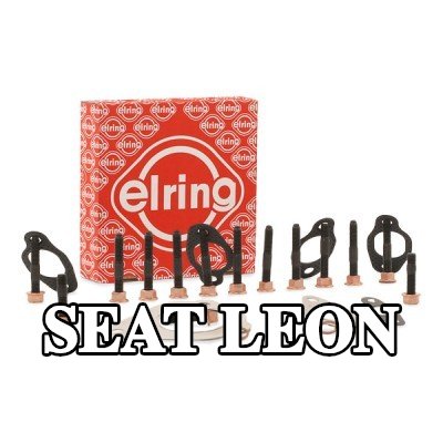 ELRING مجموعة التثبيت, الشاحن مع الحشيات/الأختام, مع مسامير/براغي, مع حشية (حشيات) مشعب العادم — 2000 SEAT Leon
