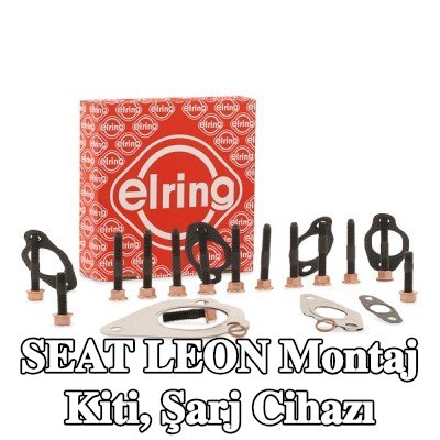 ELRING Montaj Kiti, conta/sızdırmazlık elemanları ile şarj cihazı, cıvata/vida ile, egzoz manifoldu contası ile (ler) — 2002 SEAT Leon