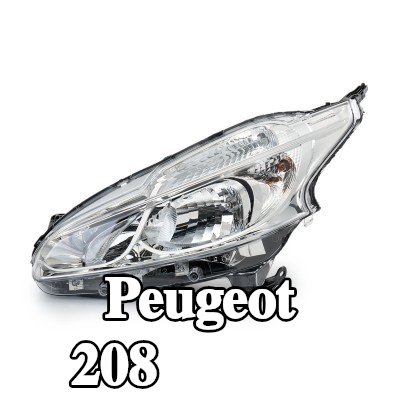 VALEO المصباح الأمامي ORIGINAL PART, يسار, H7, PWY24W, بدون محرك لتسوية المصباح الأمامي, لون المؤشر: شفاف — Peugeot 208