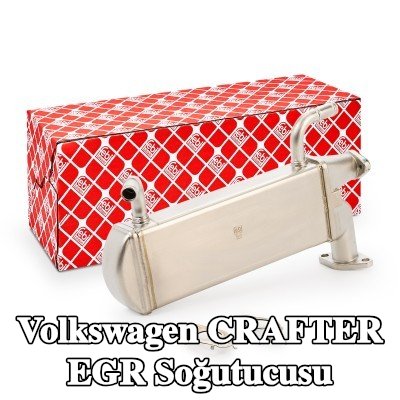 FEBI BILSTEIN Contalı/sızdırmazlık elemanlı EGR soğutucu — Volkswagen Crafter